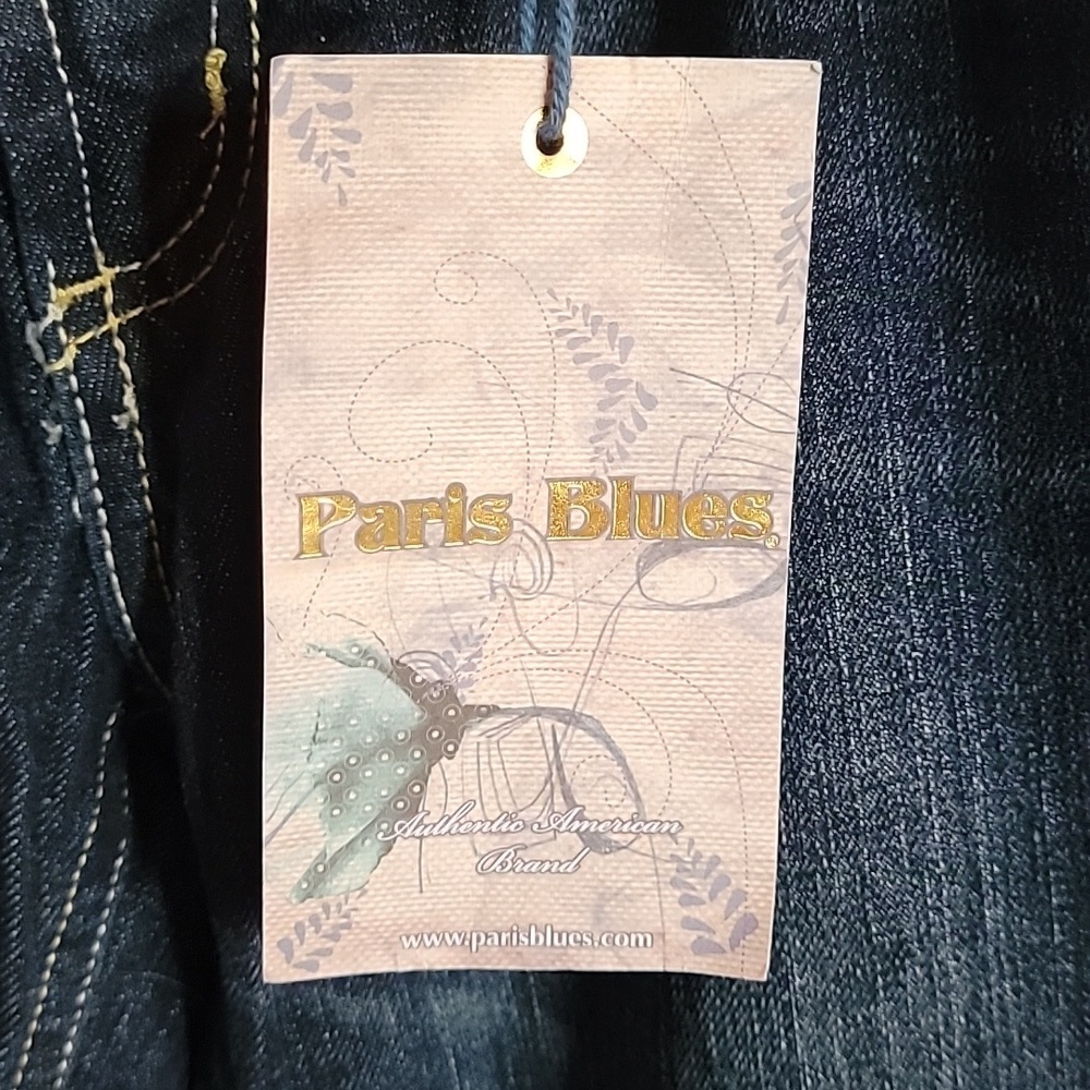 Paris Blues, women's blue jeans 👖, 11 short, flared legs. NWT - Picture 8 of 9